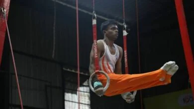 Maharashtra Gymnast Aaryan Davande wins Boys Artistic All-Round Gold
