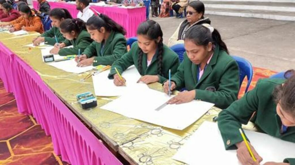More than 50,000 students participate in a nationwide painting competition in the run-up to Pariksha Pe Charcha 2024