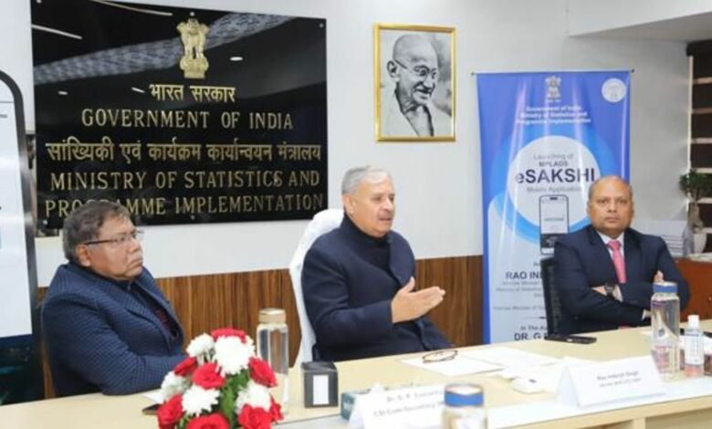 Rao Inderjit Singh launches the MPLADS e-SAKSHI Mobile Application for the Revised Fund Flow Procedure under the MPLAD Scheme