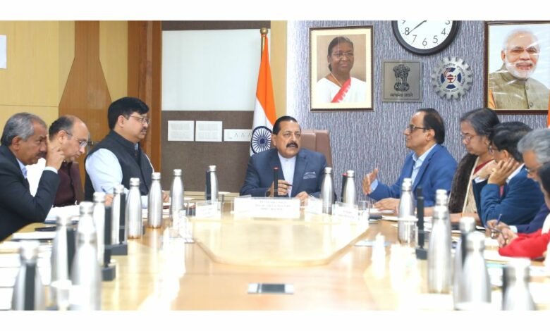 Dr Jitendra Singh convenes the monthly joint meeting of different Science Ministries and Departments
