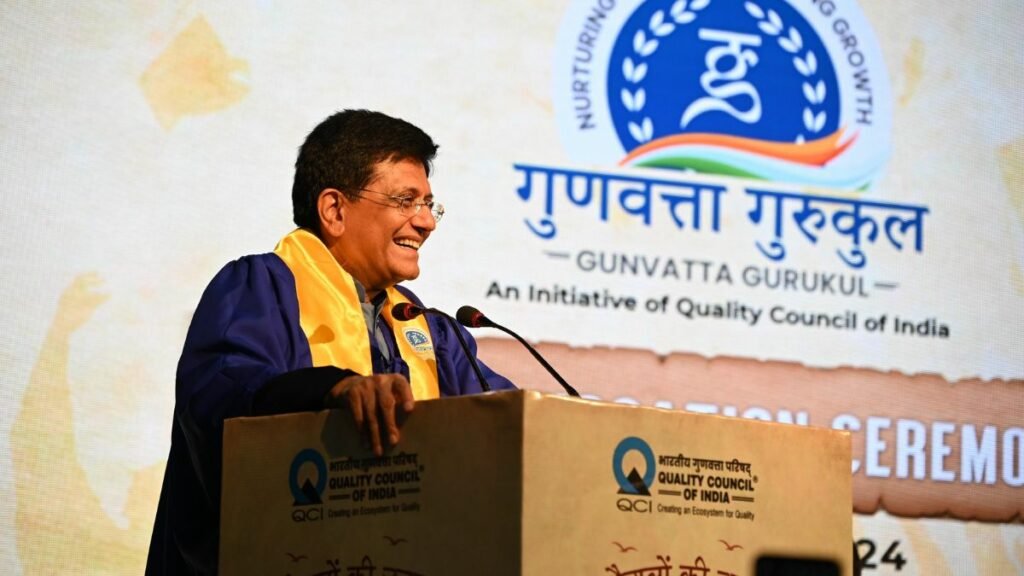 Quality and Sustainability to define India’s journey to become developed by 2047: Shri Piyush Goyal