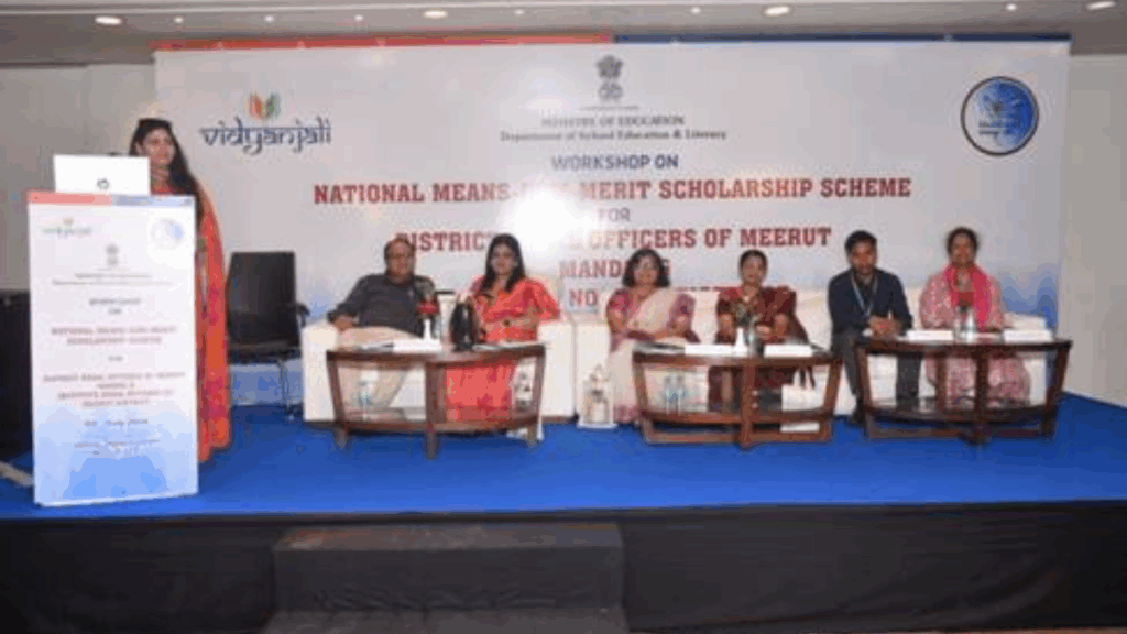 Awareness Session on National Means cum Merit Scholarship Scheme (NMMSS) held in Meerut