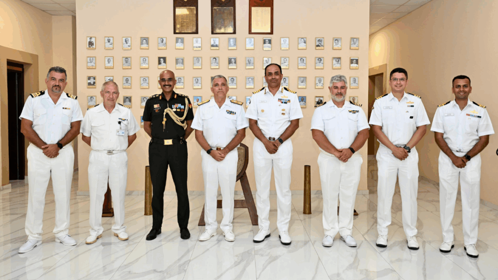INDIAN NAVAL SHIP TAMAL ARRIVED AT SOUDA BAY, GREECE