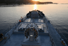 INDIAN NAVAL SHIP TAMAL ARRIVED AT SOUDA BAY, GREECE