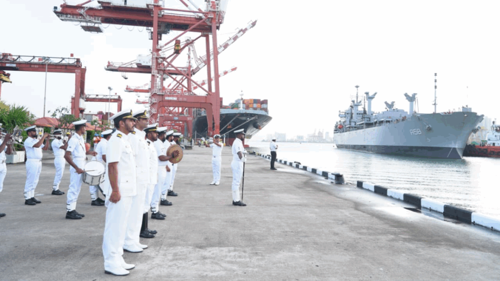 INDIAN NAVAL SHIPS IN SRI LANKA FOR SLINEX - 25