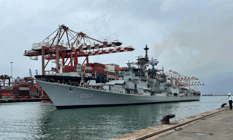 INDIAN NAVAL SHIPS IN SRI LANKA FOR SLINEX - 25