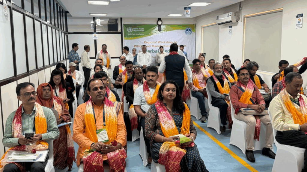 India Showcases Herbal GMP Leadership at WHO-SEARO Regional Workshop in Mumbai