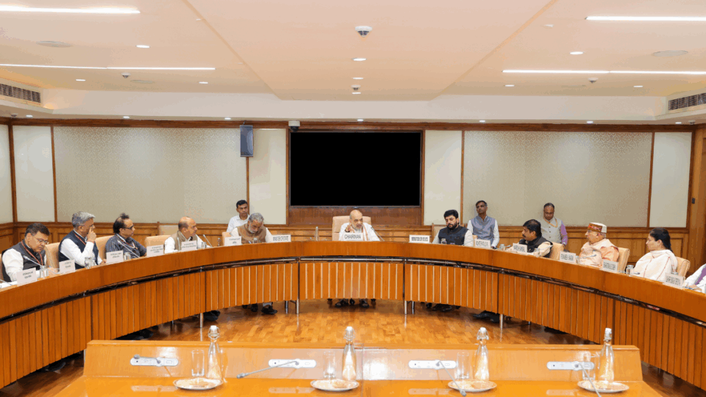 Shri Amit Shah chairs the second meeting of Parliamentary Consultative Committee of Ministry of Cooperation in New Delhi