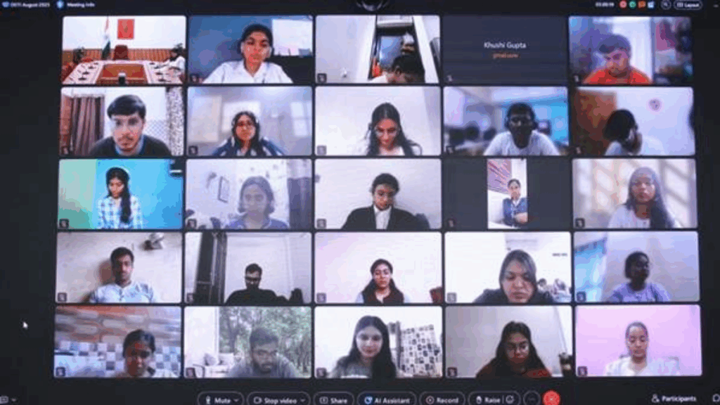 NHRC, India began its two-week Online Short Term Internship Programme
