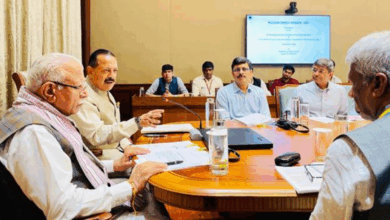 Power Minister Shri Manohar Lal Khattar and Minister of State, Atomic Energy Dr Jitendra Singh Jointly Convene High-Level Meeting to Discuss 100 GW Nuclear Energy Mission
