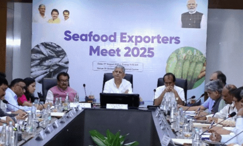 Shri Rajiv Ranjan Singh Chairs Seafood Exporters Meet 2025 in New Delhi