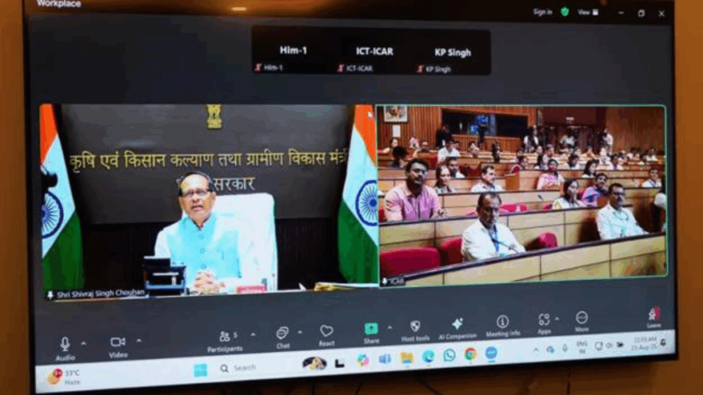 Shri Shivraj Singh Chouhan virtually addresses National Space Day event at ICAR Pusa Campus in Delhi