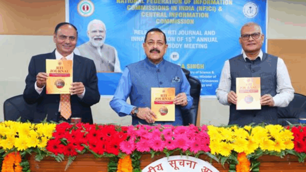 Dr. Jitendra Singh Releases RTI Journal and Launches E-Journal on NFICI Website