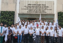 AIIA Organises Bike Rally Ahead of Ayurveda Day 2025 to Promote Health and Sustainability
