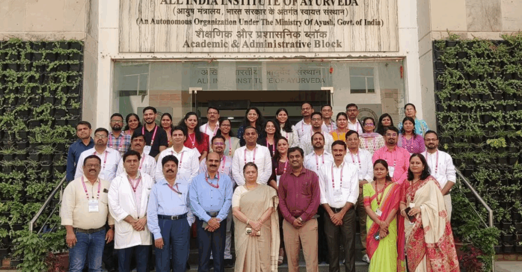 AIIA Successfully Organizes Three CME Programmes for Ayurveda Teachers under Ayurgyan Scheme