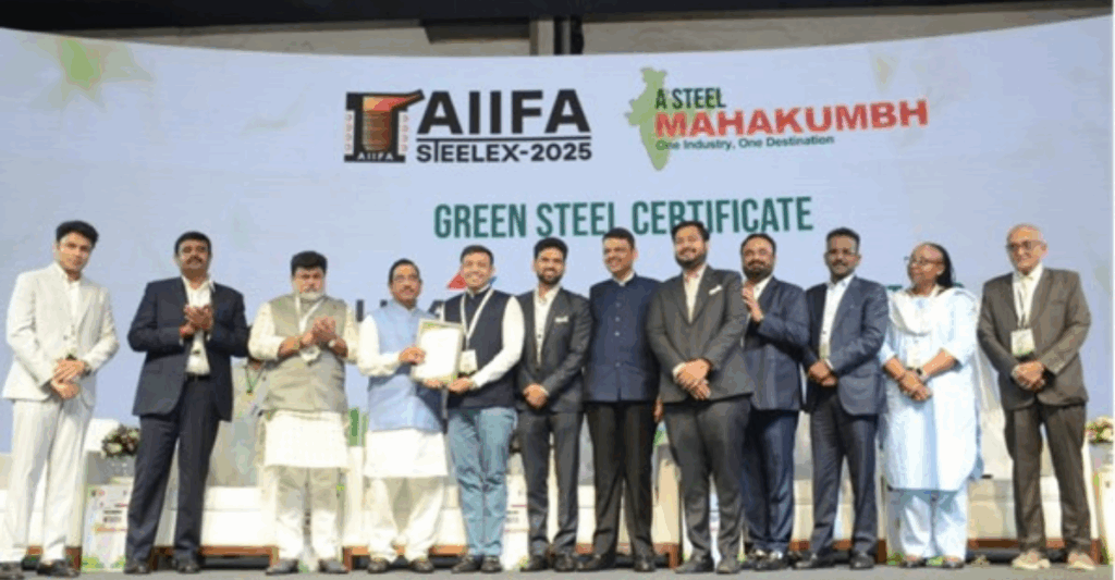 AIIFA Steelex 2025 – Maharashtra Chief Minister Devendra Fadnavis and Union Minister Pralhad Joshi inaugurate The Steel Mahakumbh