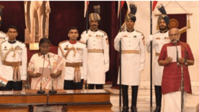 PM attends the oath-taking ceremony of Thiru CP Radhakrishnan as Vice-President of India