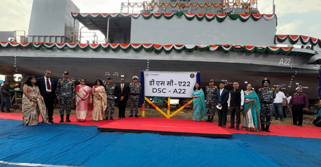 LAUNCH OF DSC A22 (YARD 327), THIRD SHIP OF 05 x DIVING SUPPORT CRAFT (DSC) PROJECT