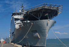 INS NISTAR ENTERS CHANGI NAVAL BASE, SINGAPORE TO PARTICIPATE IN EXERCISE PACIFIC REACH 2025