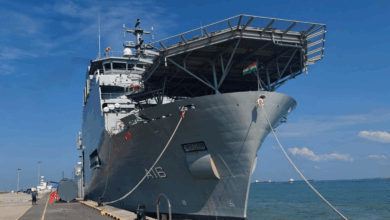 INS NISTAR ENTERS CHANGI NAVAL BASE, SINGAPORE TO PARTICIPATE IN EXERCISE PACIFIC REACH 2025
