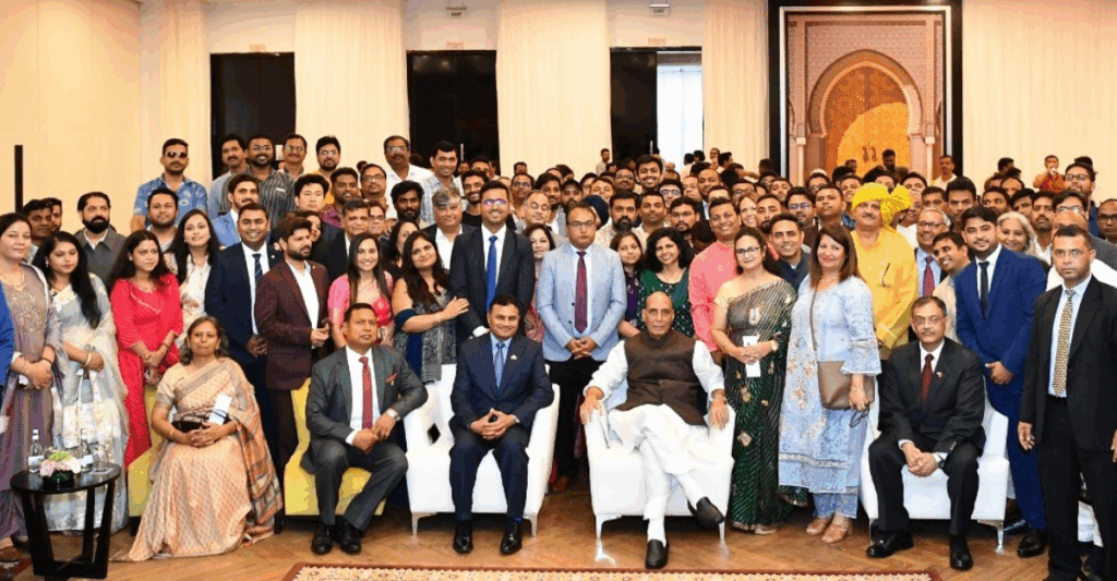 Raksha Mantri Interacts with Indian Diaspora in Morocco; Highlights India’s Restraint & Resolve in Operation Sindoor