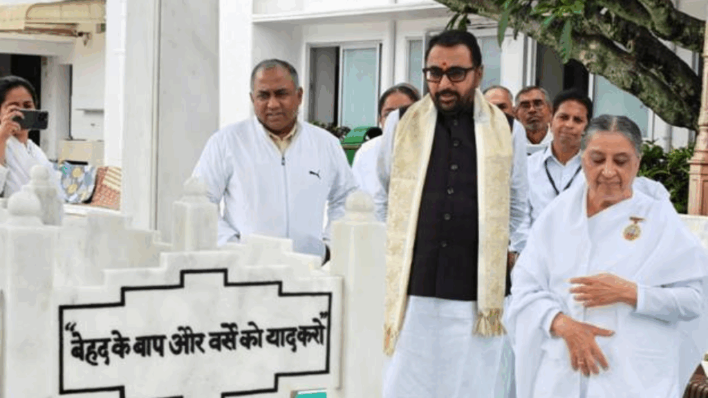 Shri Prataprao Jadhav visits Brahma Kumaris Headquarters at Mount Abu