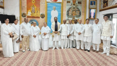 Shri Prataprao Jadhav visits Brahma Kumaris Headquarters at Mount Abu