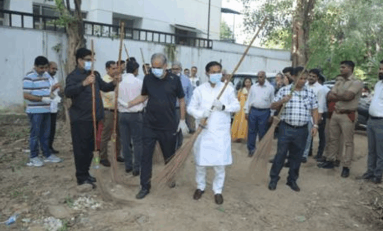 Special Cleanliness Drives “Ek Din, Ek Ghanta, Ek Sath” led by Hon’ble Minister Shri B. L. Verma