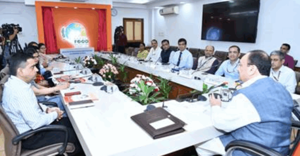 Shri J P Nadda unveils logo and brochures of Global Food Regulators Summit 2025