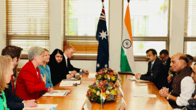 Raksha Mantri holds bilateral meeting with Australian Foreign Minister in Canberra