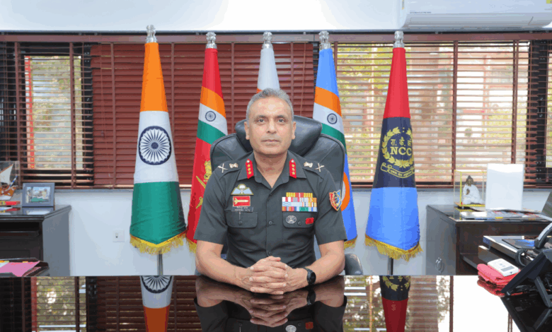 Lt Gen Virendra Vats Takes Over as Director General of National Cadet Corps