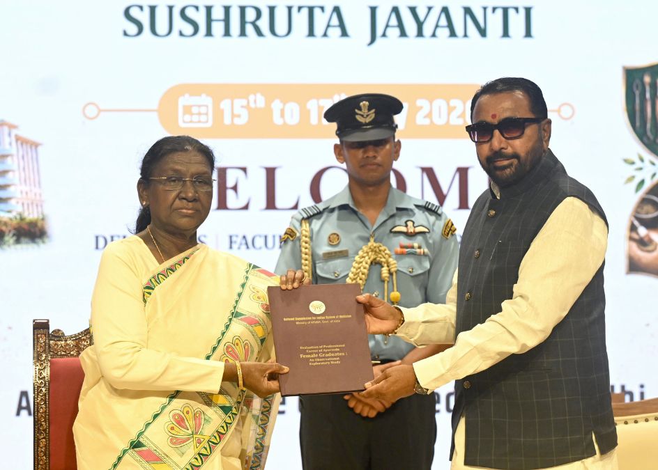President Murmu Inaugurates ‘Saushrutam 2026’ at AIIA, Calls for Blending Ancient Ayurvedic Wisdom with Modern Technology