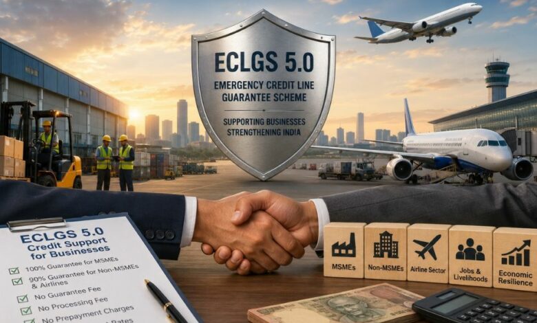 Cabinet Approves ECLGS 5.0: Rs 2.55 Lakh Crore Credit Lifeline for MSMEs and Airlines Hit by West Asia Crisis